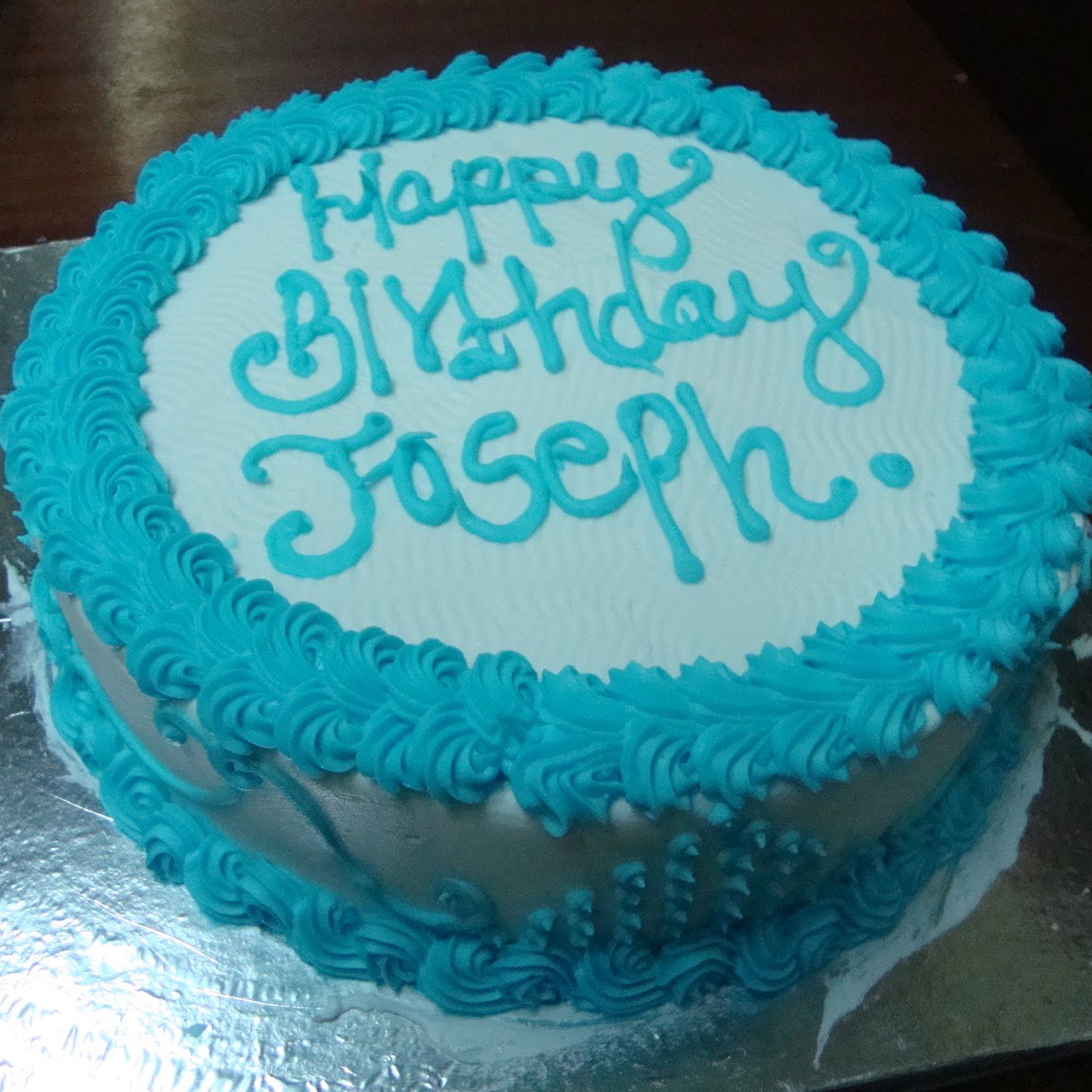 Colourful birthday celebration cake